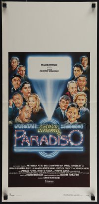 5z0733 CINEMA PARADISO Italian locandina 1989 Philippe Noiret, Salvatore Cascio, Taito artwork!