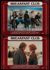 5z0886 BREAKFAST CLUB 8 Italian 18x26 pbustas 1985 Hughes, Estevez, Hall, Ringwald, Nelson!