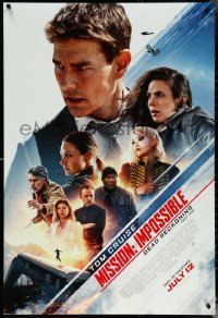 5z0494 MISSION: IMPOSSIBLE DEAD RECKONING PART ONE advance DS 1sh 2023 Cruise, Ferguson & top cast!