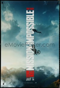 5z0495 MISSION: IMPOSSIBLE DEAD RECKONING PART ONE teaser DS 1sh 2023 Tom Cruise performing stunt!