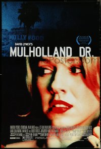 5z0502 MULHOLLAND DR. 1sh 2001 David Lynch, cool close up image of sexy Naomi Watts!