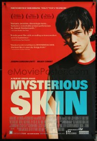 5z0504 MYSTERIOUS SKIN 1sh 2004 close up of Joseph Gordon-Levitt, directed by Gregg Araki!