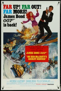 5z0516 ON HER MAJESTY'S SECRET SERVICE int'l 1sh R1980 George Lazenby as James Bond, different!