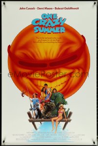 5z0520 ONE CRAZY SUMMER 1sh 1986 John Cusack, Demi Moore, Curtis Armstrong, Bobcat Goldthwait