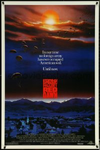 5z0551 RED DAWN 1sh 1984 Patrick Swayze, C. Thomas Howell, Charlie Sheen, Jennifer Grey, Milius!