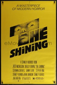 5z0580 SHINING NSS style 1sh 1980 Stephen King & Stanley Kubrick, iconic art by Saul Bass!