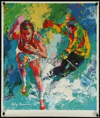 5z0817 LEROY NEIMAN 22x26 special poster 1979 U.S. Olympic Training Centers, Burger King!