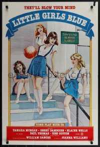 5z0159 LITTLE GIRLS BLUE 23x34 special poster 1978 Morgan, Debby Damboise, they'll blow your mind!