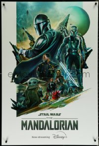 5z0198 MANDALORIAN DS tv poster 2023 sci-fi art of the bounty hunter with top cast, 'Baby Yoda'!