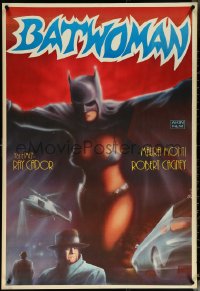 5z0196 BATWOMAN Turkish R1980s Maura Monti, great art of sexy superhero by Huseyin!