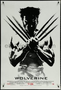 5z0659 WOLVERINE style B revised advance DS 1sh 2013 Hugh Jackman in title role by Suren Galadjian!