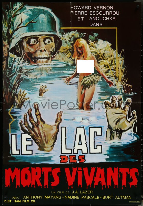 Emovieposter Com Z Zombie Lake Lebanese Le Lac Des Morts Vivants Great Art Of Nazi