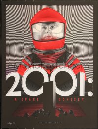 6a0809 2001: A SPACE ODYSSEY signed #34/50 foil artist's proof 18x24 art print 2014 by Ching, reg.!