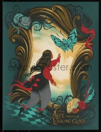 6a0816 ALICE THROUGH THE LOOKING GLASS #64/250 18x24 art print 2016 Disney, art by Stacey Aoyama!