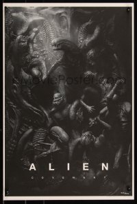 6a1079 ALIEN COVENANT #323/632 16x24 art print 2017 Ridley Scott, Fassbender, incredible sci-fi art!