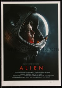 6a1041 ALIEN signed artist's proof 17x23 art print 2014 by Brian Leroy Taylor, Weaver as Ripley!