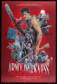 6a0088 ARMY OF DARKNESS #75/250 24x36 art print 2022 art by Paul Mann, variant edition!