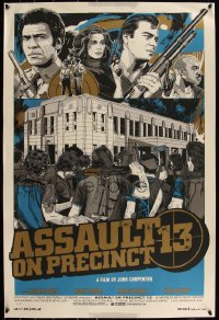 6a0089 ASSAULT ON PRECINCT 13 #181/245 24x36 art print 2011 Mondo, Tyler Stout, variant edition!