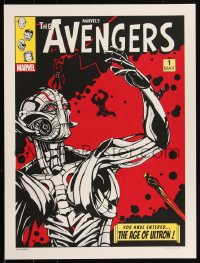 6a0828 AVENGERS: AGE OF ULTRON signed #30/40 18x24 art print 2015 by artist Isaac Bidwell!