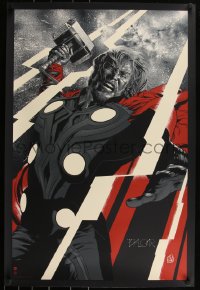 6a0098 AVENGERS #84/120 24x36 art print 2012 Mondo, Chris Hemsworth by Martin Ansin, variant edition!