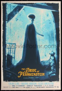 6a0157 BRIDE OF FRANKENSTEIN #97/150 24x36 art print 2022 art by Kevin M. Wilson, regular edition!