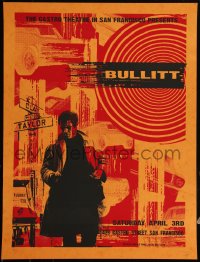 6a0795 BULLITT signed #80/100 19x25 art print 2010 by artist David O'Daniel, first edition!