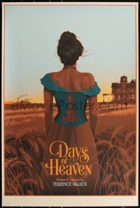 6a0198 DAYS OF HEAVEN #25/175 24x36 art print 2016 Mondo, art by Laurent Durieux, variant edition!