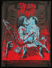 6a0882 DEAD ALIVE #40/45 18x24 art print 2010 Mondo, creepy art by Adam Haynes, GID Variant ed.!