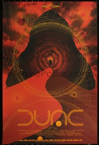 6a0231 DUNE #34/250 24x36 art print 2021 Chris Thornley, art of giant sandworm Shai-Hulud, regular!