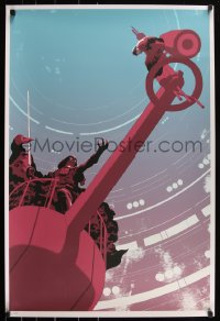 6a0242 EMPIRE STRIKES BACK #202/340 24x36 art print 2010 Mondo, art by Frank Stockton, Luke's Destiny!