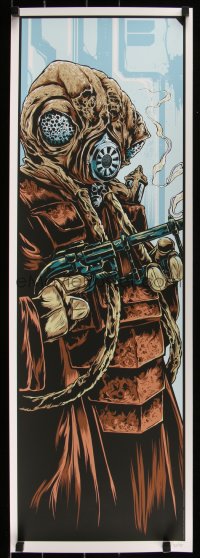 6a0748 EMPIRE STRIKES BACK #182/425 12x36 art print 2010 Mondo, art by Ken Taylor, Zuckuss!