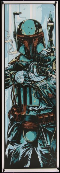 6a0754 EMPIRE STRIKES BACK #363/425 12x36 art print 2010 Mondo, art by Ken Taylor, Boba Fett!