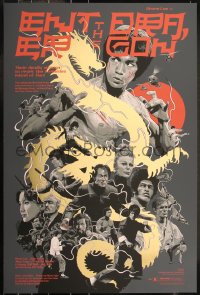 6a0249 ENTER THE DRAGON #15/35 foil 24x36 art print 2016 Grzegorz 'Gabz' Domaradzki art, variant ed.!