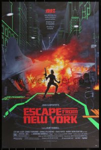 6a0252 ESCAPE FROM NEW YORK #68/175 24x36 art print 2022 art by Florey, regular edition!