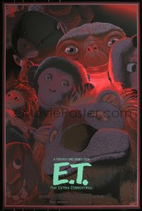 6a0234 E.T. THE EXTRA TERRESTRIAL #269/350 24x36 art print 2018 GID art by Laurent Durieux, regular!