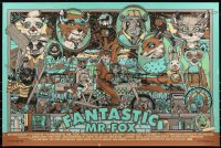 6a0257 FANTASTIC MR. FOX #154/300 24x36 art print 2016 art by Tyler Stout, variant edition!