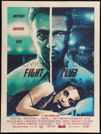 6a0890 FIGHT CLUB signed #9/10 artist's proof 18x24 art print 2014 by N.E., regular, Norton/Pitt!