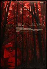 6a0262 FIRST BLOOD #47/82 24x36 art print 2020 Mondo, art by Oliver Barrett, variant edition!