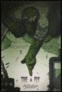 6a0271 FLY #39/265 24x36 art print 2014 Mondo, green monster art by Johnny Dombrowski, Alamo!