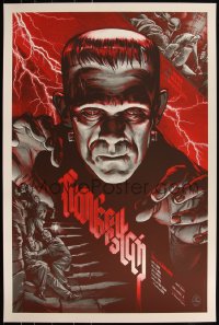 6a0278 FRANKENSTEIN #84/225 24x36 art print 2012 Mondo, art by Martin Ansin, variant edition!