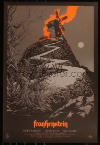 6a0277 FRANKENSTEIN signed #97/375 24x36 art print 2014 by Ken Taylor, Mondo, regular edition!