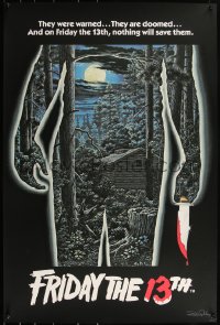 6a0283 FRIDAY THE 13th signed #42/225 24x36 art print 2018 by Spiros Angelikas, GITD edition!