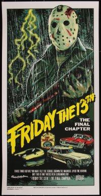 6a0730 FRIDAY THE 13th - THE FINAL CHAPTER #262/275 15x30 art print 2017 Rockin' Jelly Bean, regular!