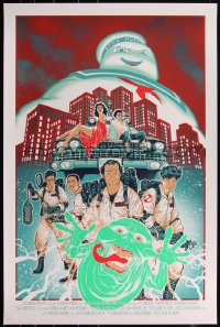 6a0295 GHOSTBUSTERS #19/45 24x36 art print 2019 art by Francis Manapul, variant edition!