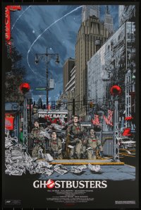 6a0298 GHOSTBUSTERS #949/2035 24x36 art print 2019 wonderful Ken Taylor art, Mondo, regular edition!