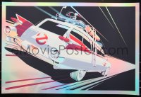 6a0297 GHOSTBUSTERS 24x36 art print 2016 Craig Drake, best close-up art of Ecto-1, foil variant!