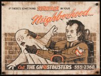 6a0899 GHOSTBUSTERS signed #14/50 18x24 art print 2011 by artist Clark Orr!