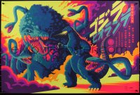 6a0306 GODZILLA VS. BIOLLANTE #251/275 24x36 art print 2022 Mondo, art by Tom Whalen, regular ed.!