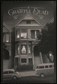 6a0321 GRATEFUL DEAD #86/125 24x36 art print 2021 Moegly, variant, band's house at 710 Ashbury!