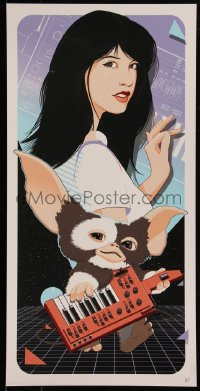 6a1173 GREMLINS artist's proof 12x24 art print 2018 art by Craig Drake, Kate & Gizmo!